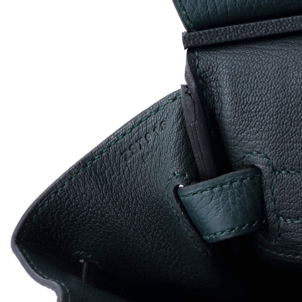 Hermes Birkin 30 Green Clemence with Gold Hardware - Picture 8 of 8